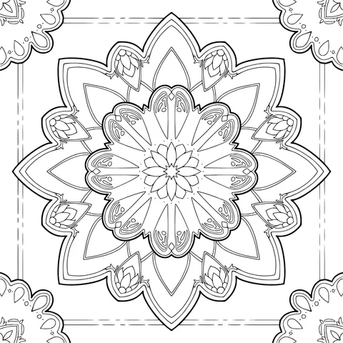 Colorful Mandala Pattern