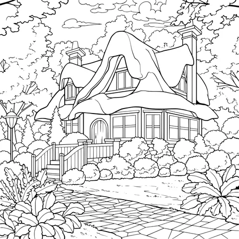 Fairy - tale Cottage in the Forest