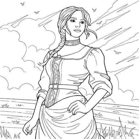 Woman in the Countryside