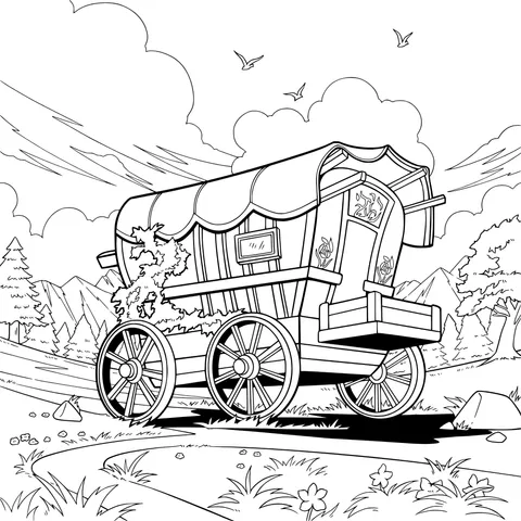 Caravan in the Countryside