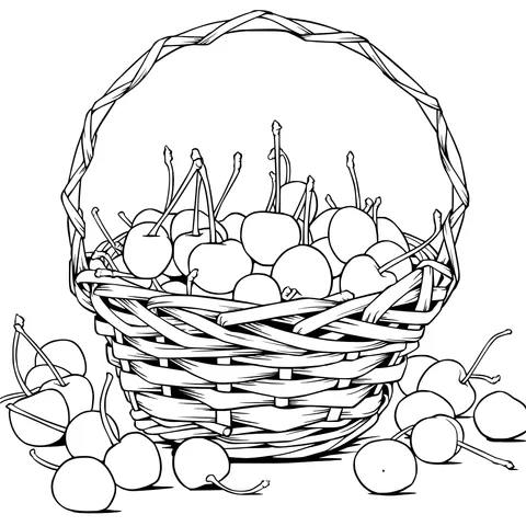 A Basket of Cherries