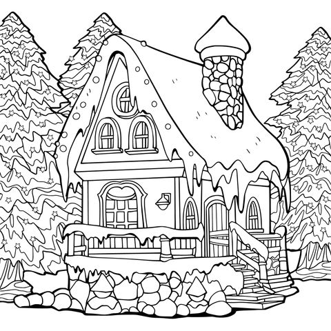 冬日童话小屋
