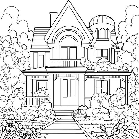多彩的梦幻小屋