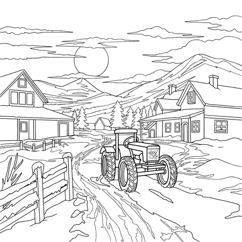 Winter Rural Scene