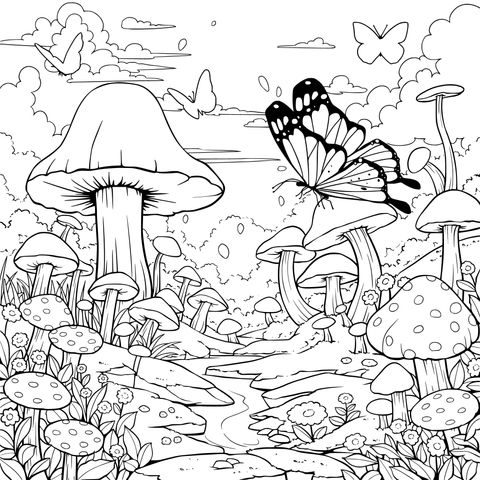梦幻蘑菇仙境