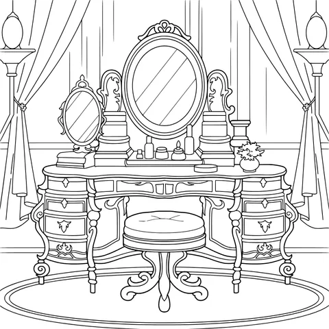 Vintage - style Dressing Table