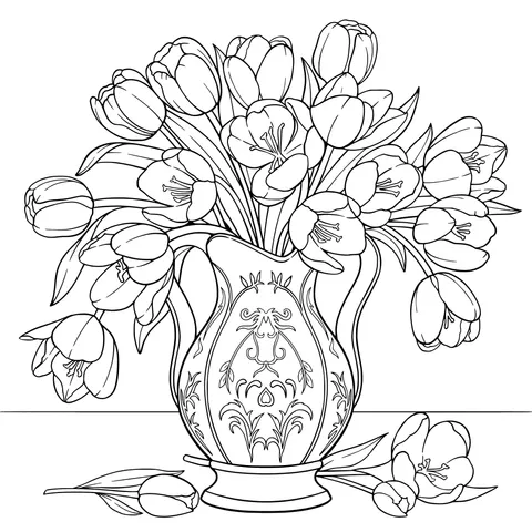 Tulips in a Vase