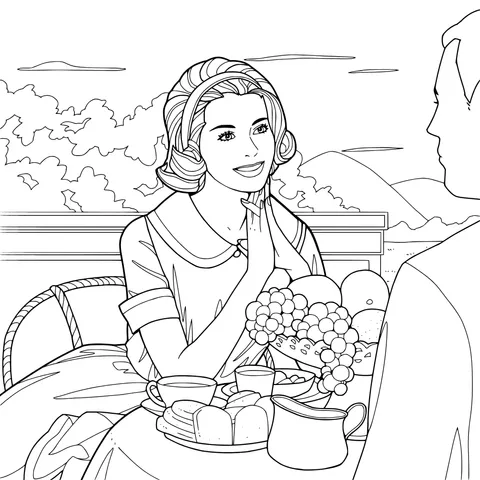 Sweet Conversation Outdoors