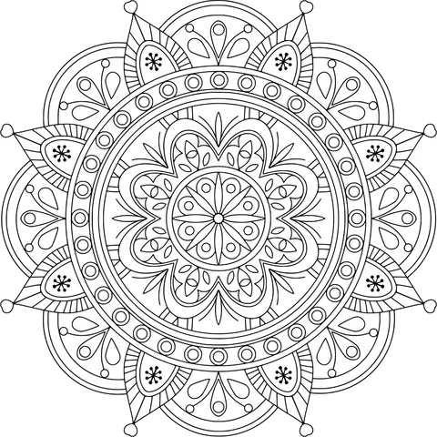 Colorful Mandala Pattern