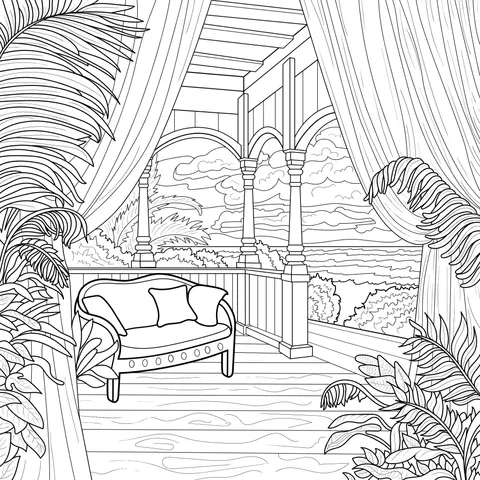 Seaside Resting Pavilion
