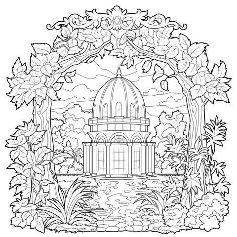Domed Building in the Garden