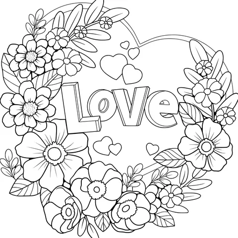 Heart and Flowers