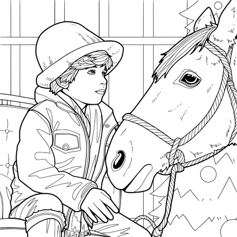 A Warm Moment Between a Boy and a Horse
