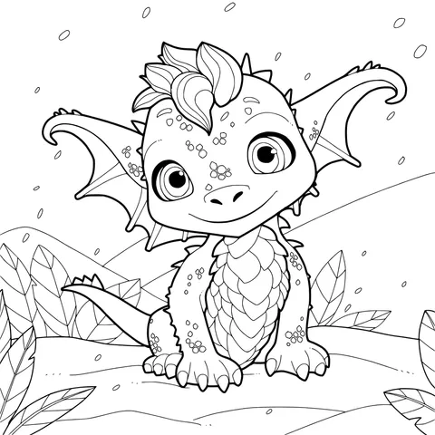 Cute Little Ice Dragon