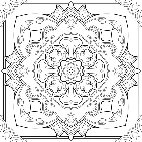 Exquisite Symmetrical Pattern