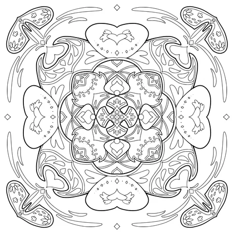 Exquisite Mandala Pattern