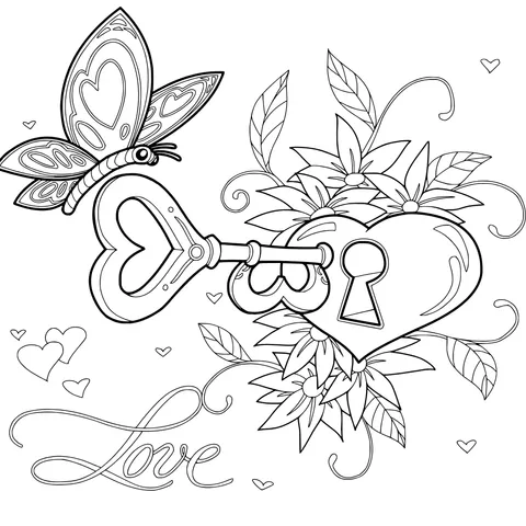 The Key and Heart of Love