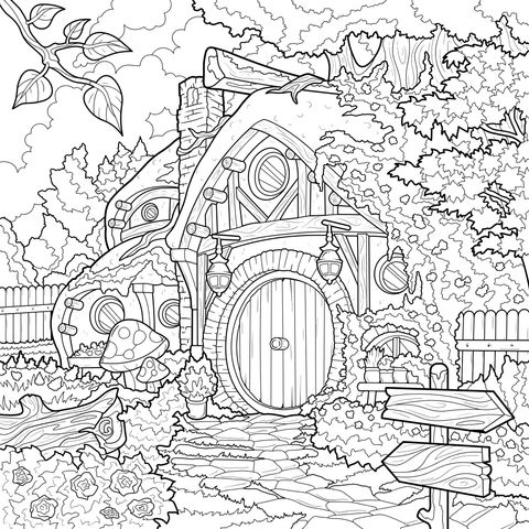 童话森林中的小屋