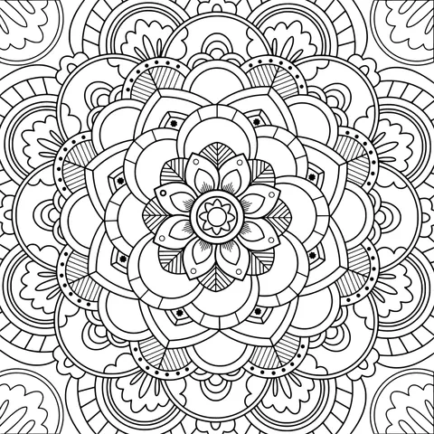 Colorful Mandala Pattern