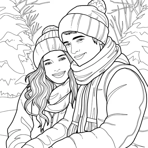 Couple in Winter