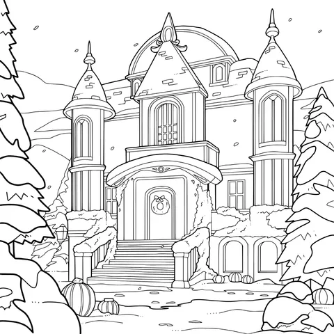Fairytale Castle in Winter