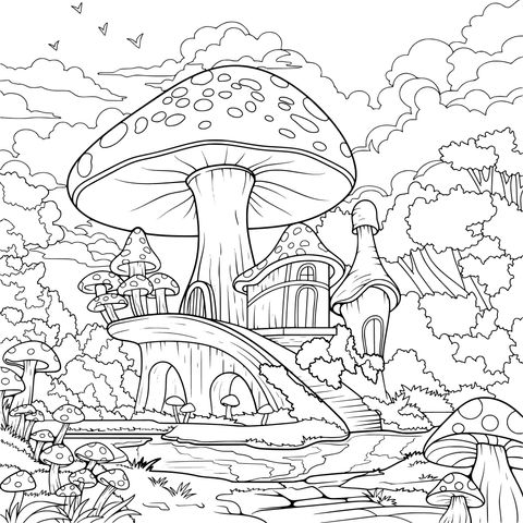 奇幻蘑菇屋