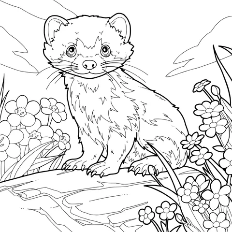 Weasel on the Rock