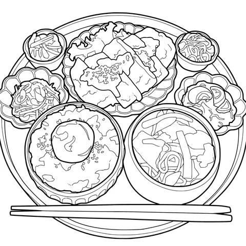 Japanese set meal