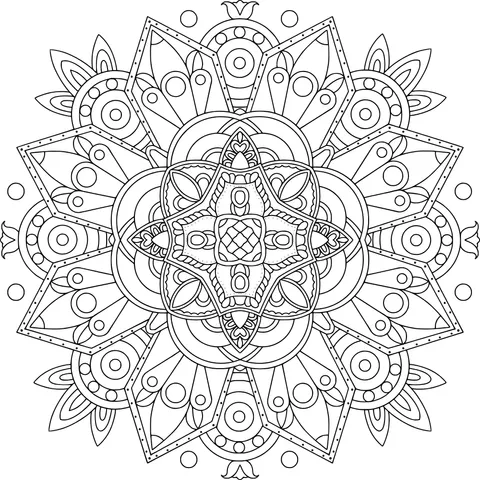 Colorful Mandala Pattern
