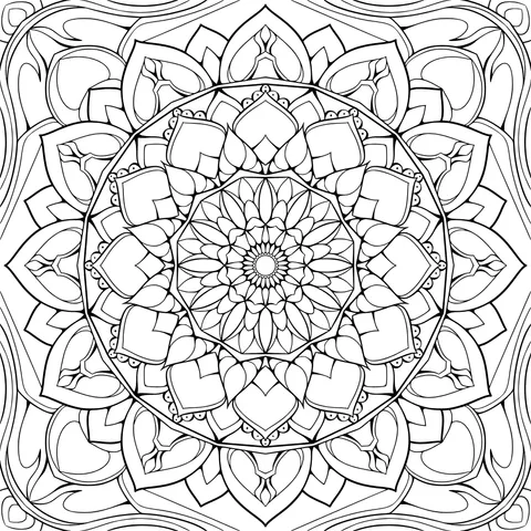 Colorful Mandala Pattern
