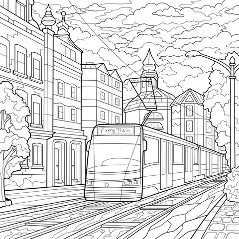 Tram in the City