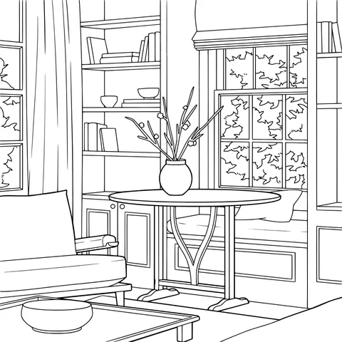 Cozy indoor corner