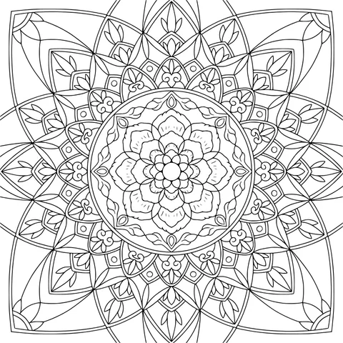 Colorful Mandala Pattern