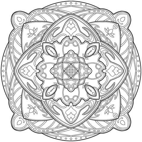 Exquisite Mandala Pattern