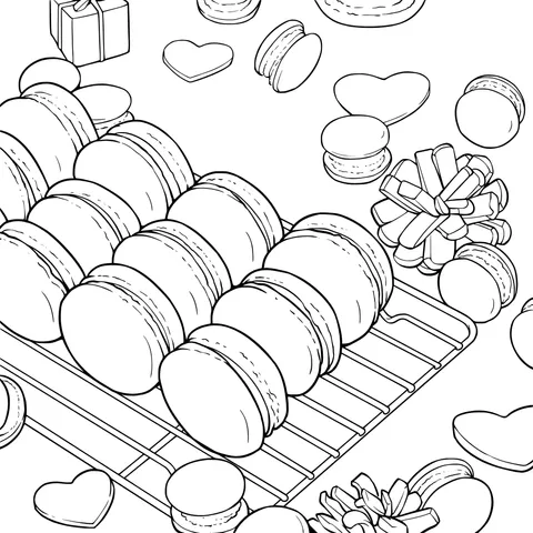 Colorful Macarons