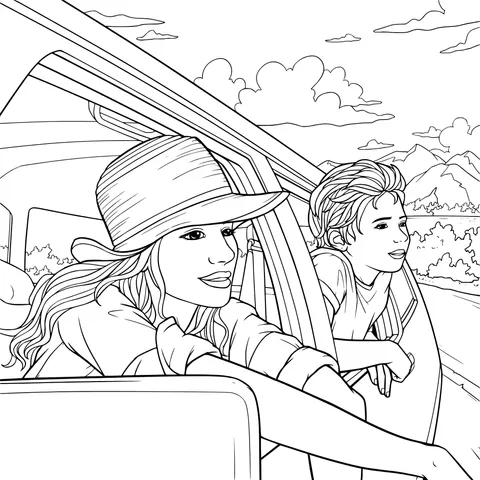 A Pleasant Journey in the Car