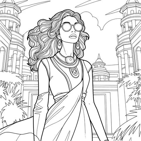 Stylish Indian Woman