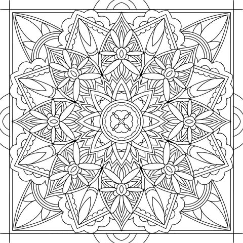 Colorful Mandala Pattern