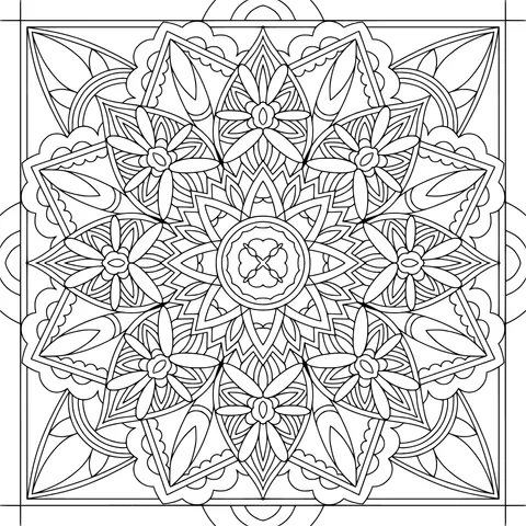 Colorful Mandala Pattern