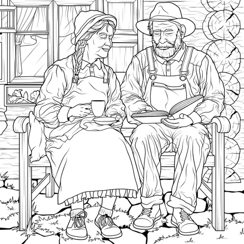 The Leisure Time of an Elderly Couple