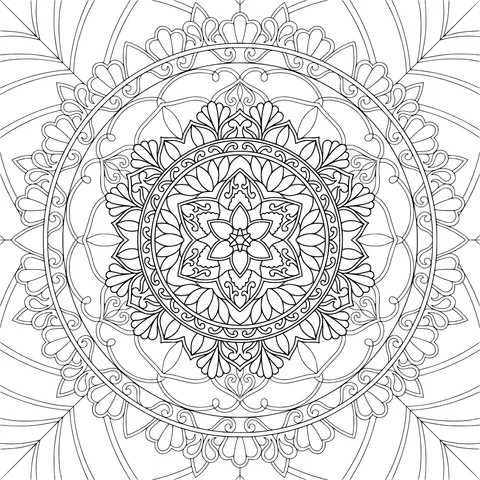 Exquisite Mandala Pattern