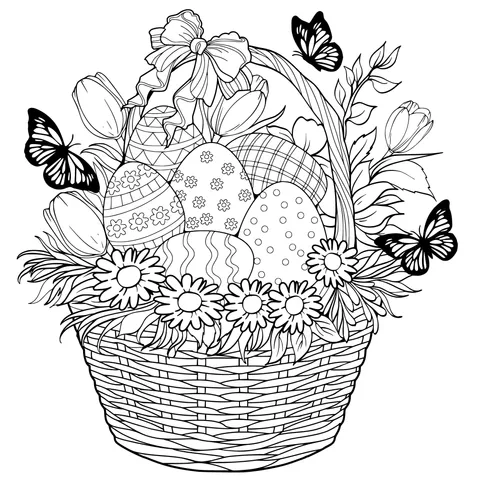 Easter Egg Basket