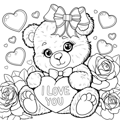 Love - filled Teddy Bear