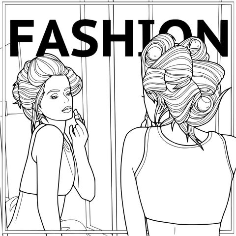Fashionable Dressing - up Moment