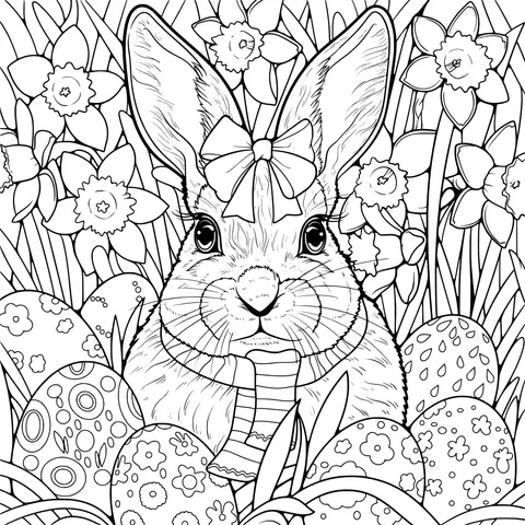 Easter Bunny and Easter Eggs