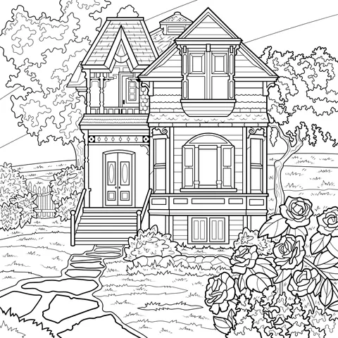 Colorful Country Cottage