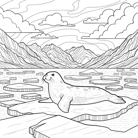 Seal on the Ice