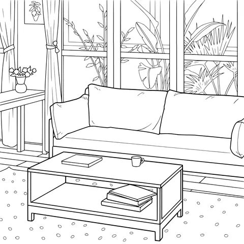 Cozy Living Room Scene