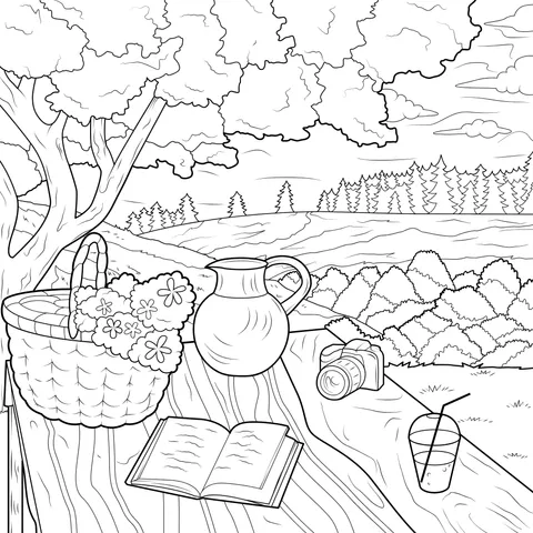 A Pleasant Outdoor Picnic Time