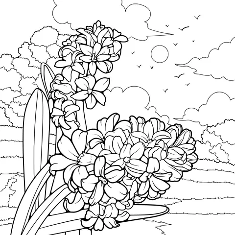 Hyacinths in the Sunlight
